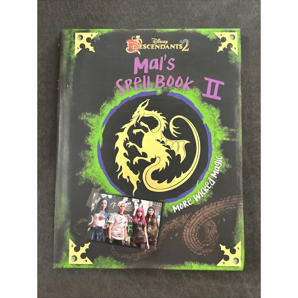 Disney Descendants 2 Mal's Spell Book by Disney Books (2017 Hardcover) Magic